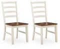 Brinfern - Dining Room Side Chair (Set of 2) - Brown / Antique White