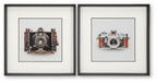 Dirkgrove - Wall Art Set (Set of 2) - Black / White / Brown