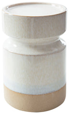Hurston - Candle Holder Set (Set of 3) - Ivory / Brown