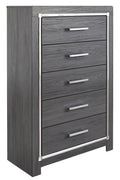 Lodanna - Five Drawer Chest - Gray