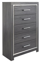 Lodanna - Five Drawer Chest - Gray