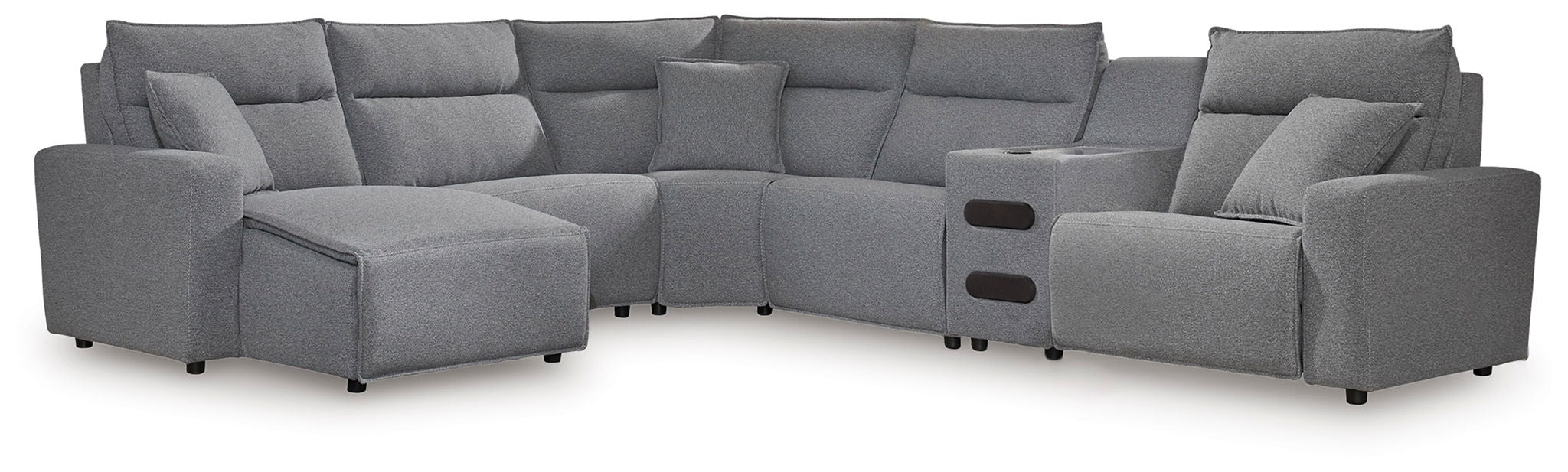 Modmax II - Reclining Sectional - Salt And Pepper