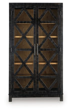 Christop - Accent Cabinet - Black / Brown