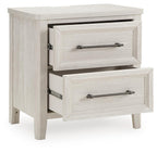 Darbonton - Two Drawer Night Stand - Dove White