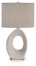 Trentlen - Paper Table Lamp - Cream / Gold Finish