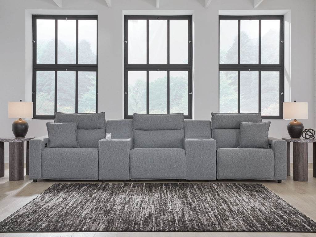 Modmax II - Reclining Sectional - Salt And Pepper