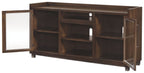 Starmore - XL TV Stand w/Fireplace Option - Brown