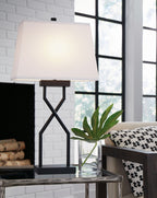 Brookthrone - Metal Table Lamp (Set of 2) - Black