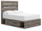 Graystorm - Panel Bed With Storage