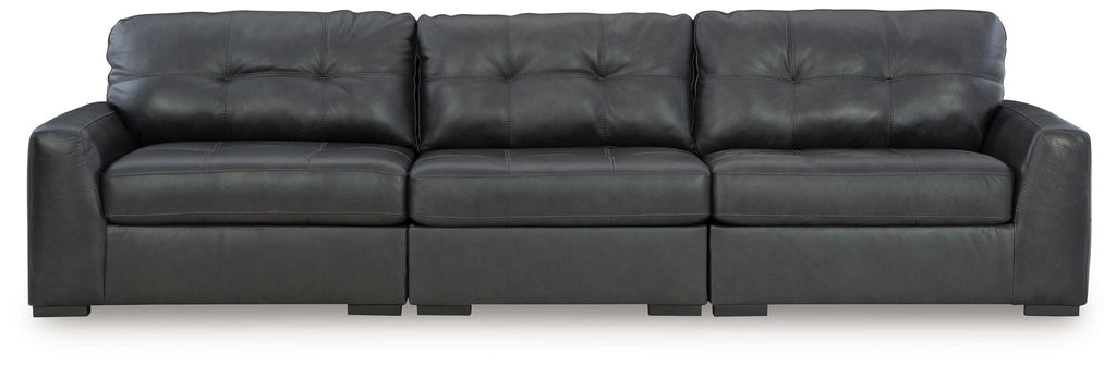 Brindley Pier - 3-Piece Sectional Sofa - Fog