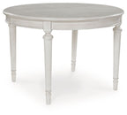 Montelaine - Oval Dining Room Extension Table - Antique White