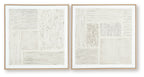 Andorfield - Wall Art Set (Set of 2) - Beige / Black / White