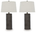 Neilett - Poly Table Lamp (Set of 2) - Antique Brown