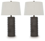 Neilett - Poly Table Lamp (Set of 2) - Antique Brown