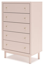 Wistenpine - Five Drawer Chest - Blush