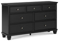 Lanolee - Dresser - Black