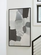 Adilson - Wall Art - White / Gray / Black