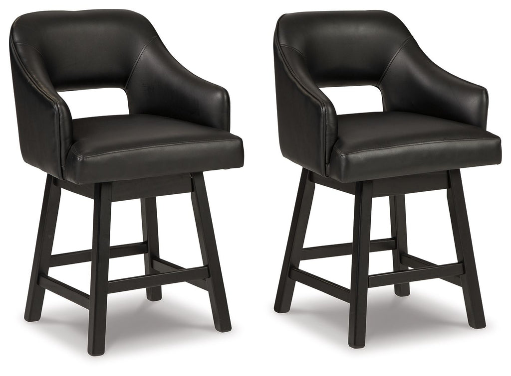 Tallenger - Upholstered Swivel Barstool (Set of 2)