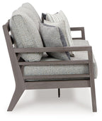 Hillside Barn - Sofa With Cushion - Gray / Brown