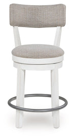 Robbinsdale - Upholstered Swivel Barstool (Set of 2) - Antique White