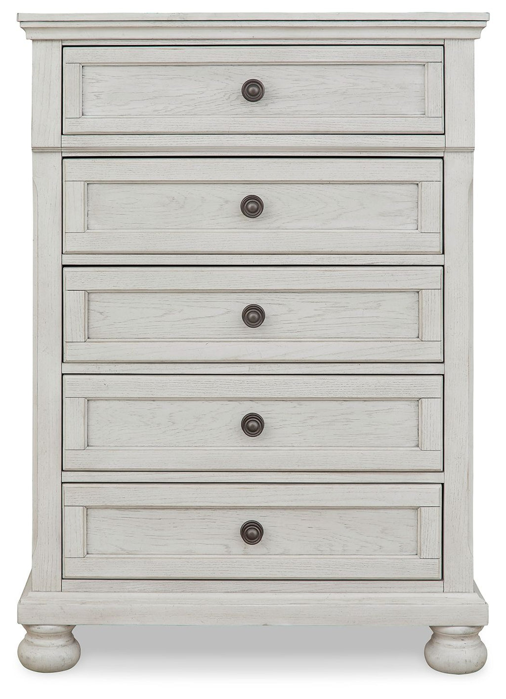 Robbinsdale - Five Drawer Chest - Youth - Antique White
