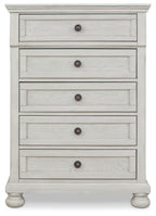 Robbinsdale - Five Drawer Chest - Youth - Antique White
