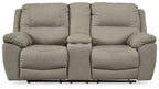 Next-Gen Gaucho - DBL Rec Loveseat w/Console - Putty