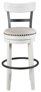 Valebeck - Tall Upholstered Swivel Barstool