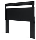 Finch - Queen Panel Headboard - Black