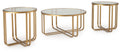 Milloton - Occasional Table Set (Set of 3) - Gold