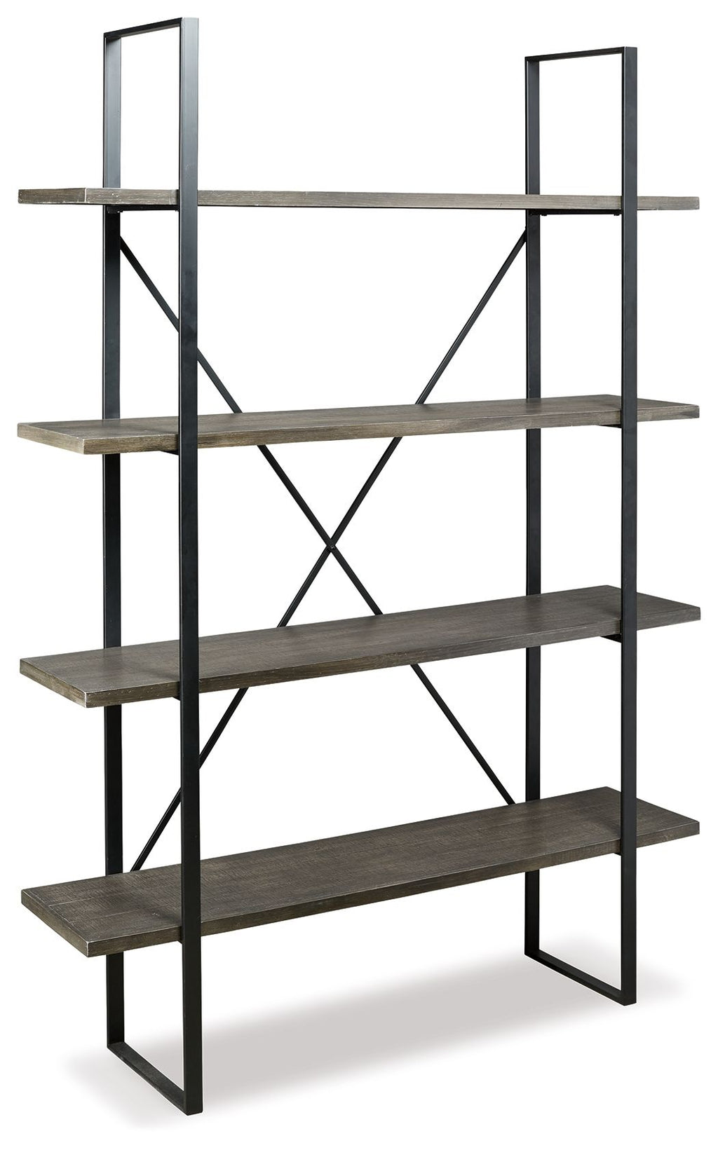 Gilesgrove - Bookcase - Black / Gray