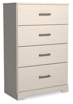 Stelsie - Four Drawer Chest - White