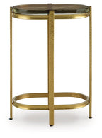 Porterville - Accent Table - Gold Finish