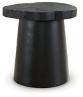 Wimbell - Round End Table - Black