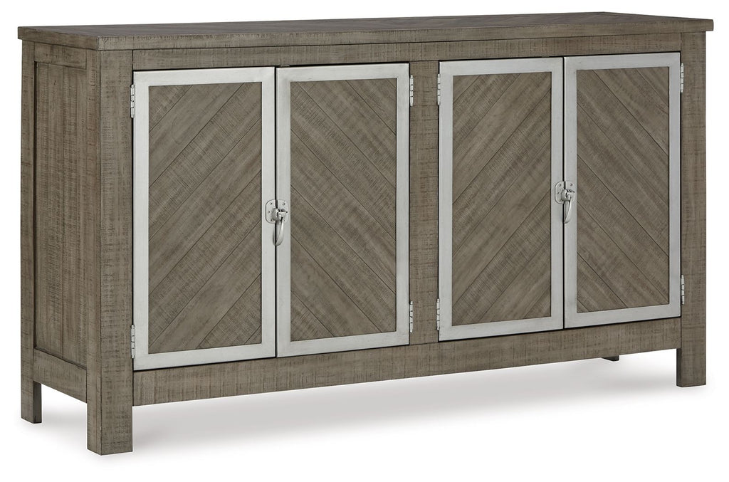 Krystanza - Dining Room Server - Weathered Gray
