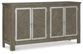 Krystanza - Dining Room Server - Weathered Gray
