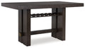 Burkhaus - Rectangular Dining Room Counter Table - Dark Brown