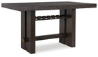 Burkhaus - Rectangular Dining Room Counter Table - Dark Brown