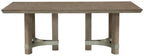 Chrestner - Rectangular Dining Room Table - Gray