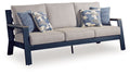 East Beach - Sofa With Cushion - Blue