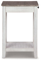 Adalane - Accent Table - White / Gray