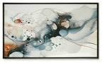 Foxenburg - Wall Art - Blue / Amber / White