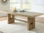 Lasinger - Rectangular Dining Room Extension Table - Light Brown