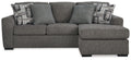Gardiner - Sofa Chaise - Pewter