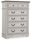 Blendon - Five Drawer Chest - Two-tone