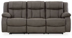 First Base - Reclining Sofa - Gunmetal