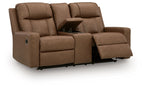 Mackmenville - Double Reclining Loveseat With Console