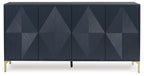 Loirwick - Accent Cabinet - Dark Blue