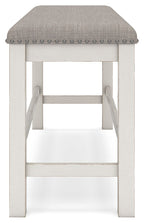 Robbinsdale - Dbl Counter Height Upholstered Dining Bench - Antique White