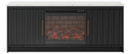 Cadmori - TV Stand With Fireplace Option
